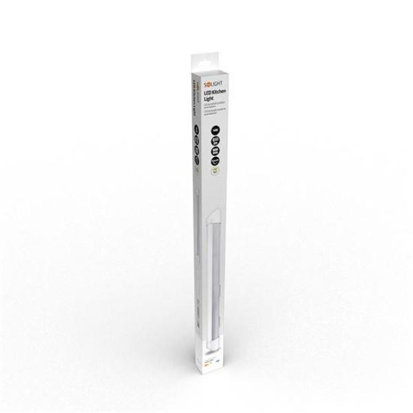 Solight LED lineárne svietidlo podlinkové, 10W, 4100K, 3-stupňové stmievanie, vypínač, hliník, 58cm4