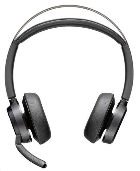 Poly Voyager Focus 2 MS Teams s nabíjecím stojánkem,  USB-A/ C adaptér,  stereo