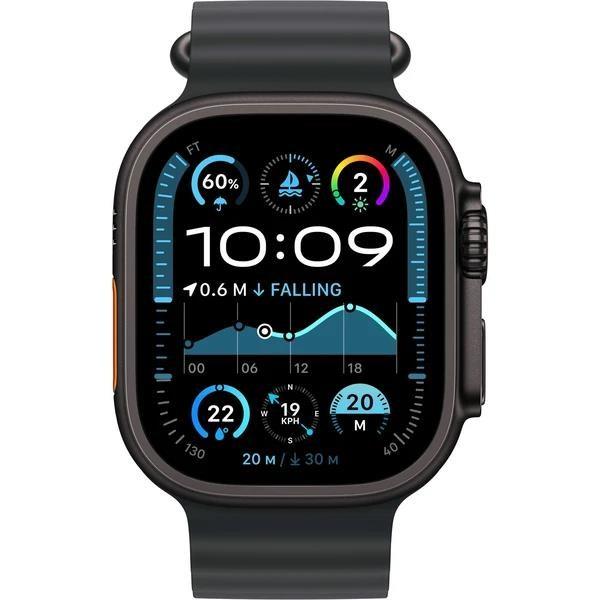 Apple Watch Ultra 2 (2024) GPS + Cellular 49mm Black Titanium Case with Black Ocean Band1