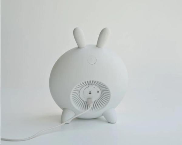 Rabbit & Friends Dětská lampička s budíkem | Bílá3