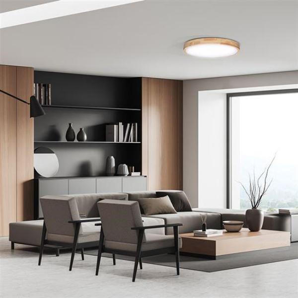 Solight LED osvětlení s dálkovým ovladačem Solid Oak,  60W,  4200lm,  51cm,  změna chromatičnosti,  stmívatelné5