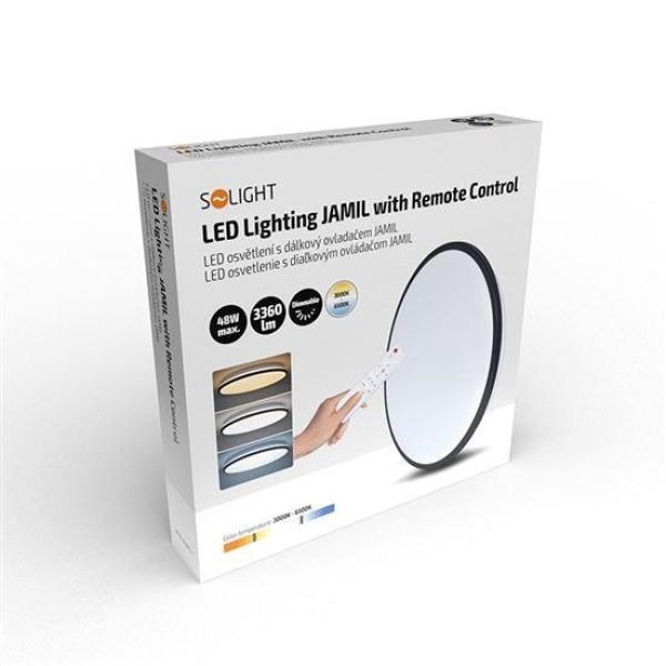 Solight LED osvětlení s dálkovým ovladačem Jamil,  48W,  3360lm,  40cm,  změna chromatičnosti,  stmívatelné5