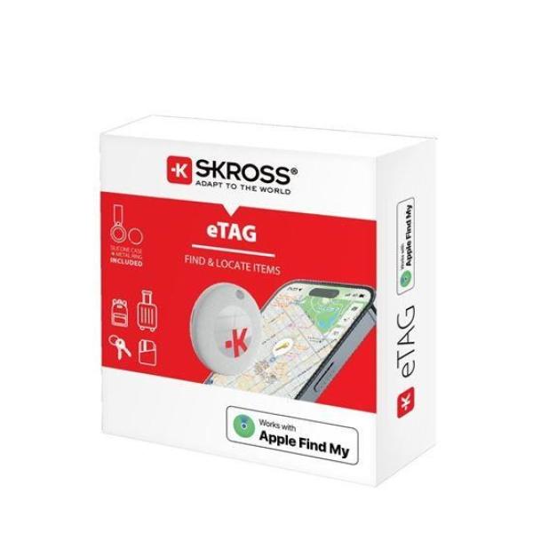 SKROSS eTAG Bluetooth lokátor, kroužek + pouzdro, Apple FindMy4