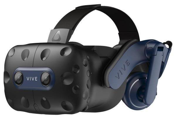 HTC Vive Pro 2 Full kit brýle pro virtuální realitu,  2x 2448x2448px,  5K rozlišení,  120Hz,  FOV 120°,  černá/ modrá1