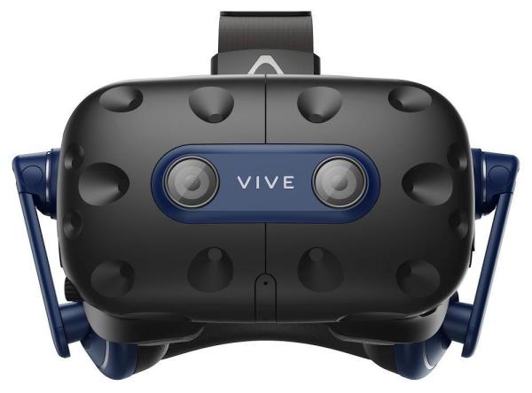 HTC Vive Pro 2 Full kit brýle pro virtuální realitu,  2x 2448x2448px,  5K rozlišení,  120Hz,  FOV 120°,  černá/ modrá3