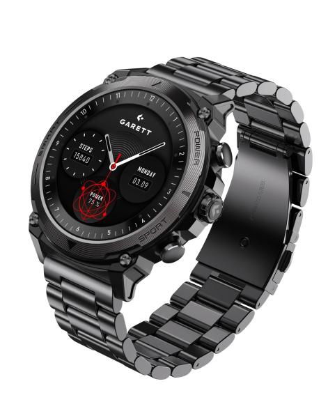 Garett Smartwatch Atom Black Steel