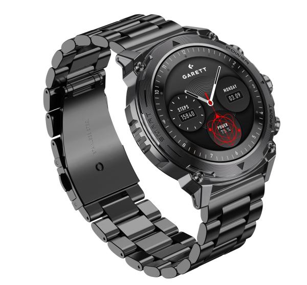 Garett Smartwatch Atom Black Steel2