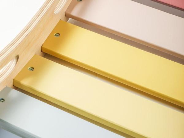 Dřevěná montessori houpačka 5v1 - pastel (NOVINKA)4