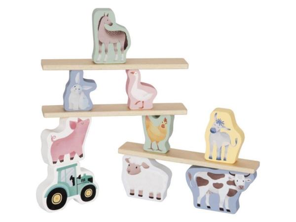 Sada montessori hraček pro děti od 1 roku (13–18 měsíců) Farma - edukativní box1