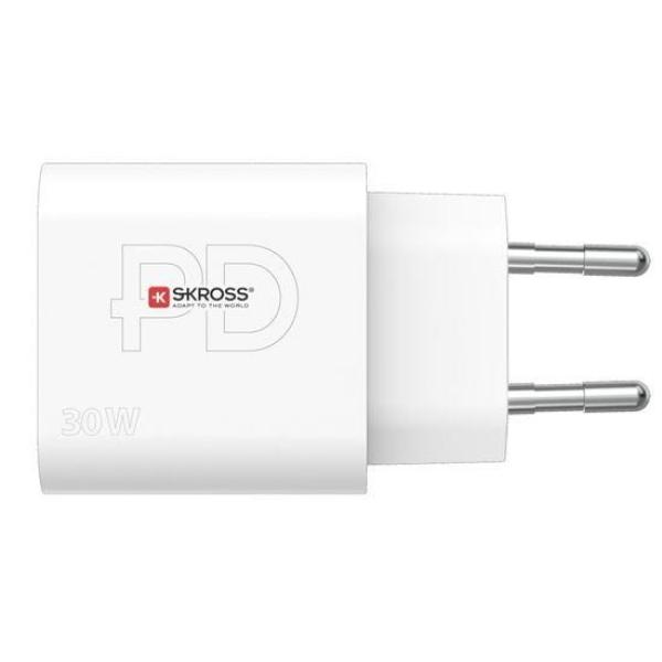 SKROSS USB-C nabíjecí adaptér Power charger 30W EU, Power Delivery, typ C2