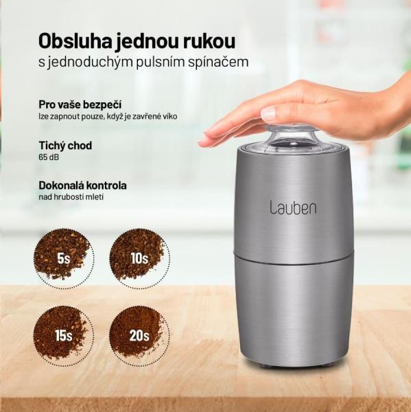 Lauben Grinder 200ST - mlýnek na kávu - Poškozený obal (Komplet)1