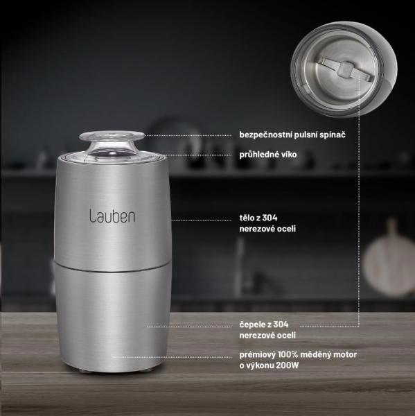 Lauben Grinder 200ST - mlýnek na kávu - Poškozený obal (Komplet)2