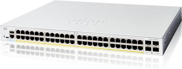 Cisco Catalyst switch C1300-48P-4X (48xGbE, 4xSFP+, 48xPoE+, 375W) - REFRESH
