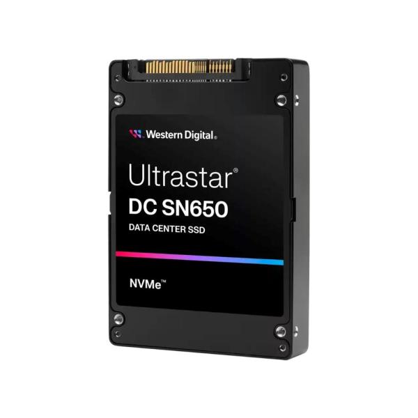 WD SSD 15.36TB Ultrastar DC SN650, PCIe Gen4, (R:6600, W:2800MB s), RI-1DW D BICS5 ISE2