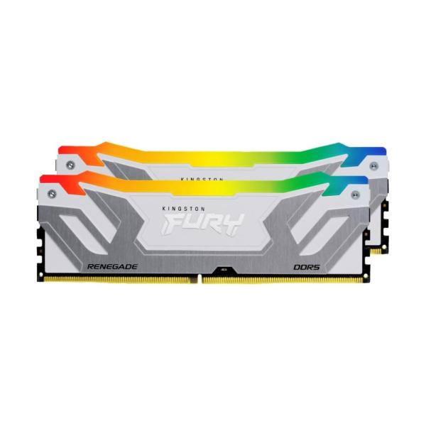 Kingston FURY Renegade/ CUDIMM DDR5/ 48GB/ 8400MHz/ CL40/ 2x24GB/ RGB/ White