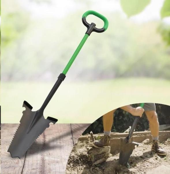 BAZAR/ / Hammersmith Rayzer Shovel rýč,  rýč se špičatou čepelí,  pilovité strany,  114cm