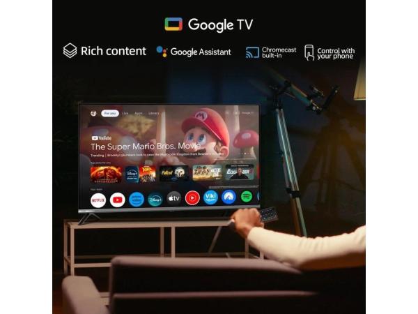 CHiQ L40M9E TV 40",  Full HD,  smart,  Google TV,  Dolby Audio,  dbx-tv,  HDR 104