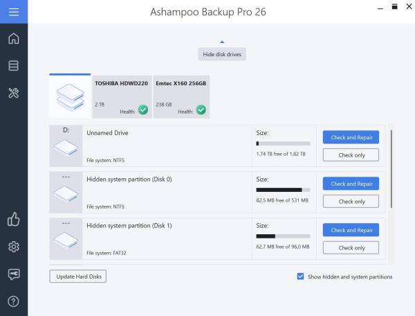 Ashampoo Backup Pro 263