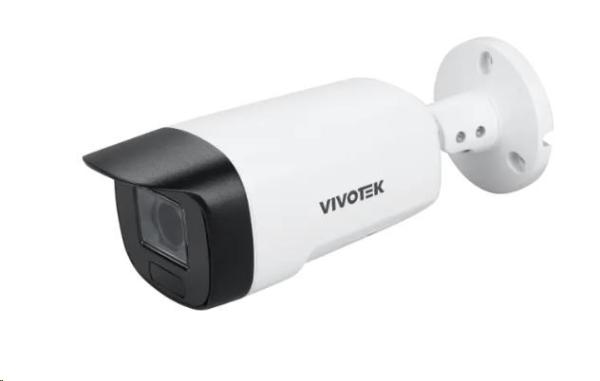 Vivotek IB9399-EHTV, IP kamera 8MPx bullet, 4,3-9,8mm (110,4-45,1°), Smart IR 40 m, člověk/vozidlo, AI VCA analýzy