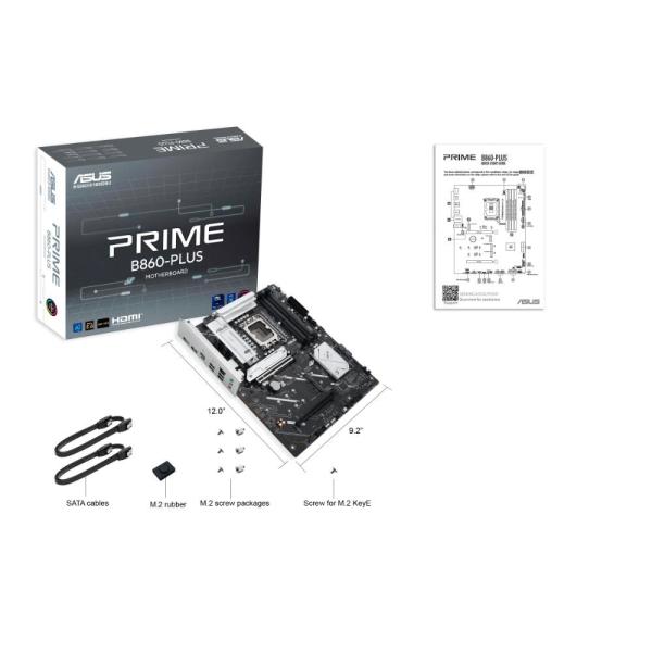 ASUS MB Sc LGA1851 PRIME B860-PLUS-CSM,  Intel B860,  4xDDR5,  1xDP,  1xHDMI,  ATX5