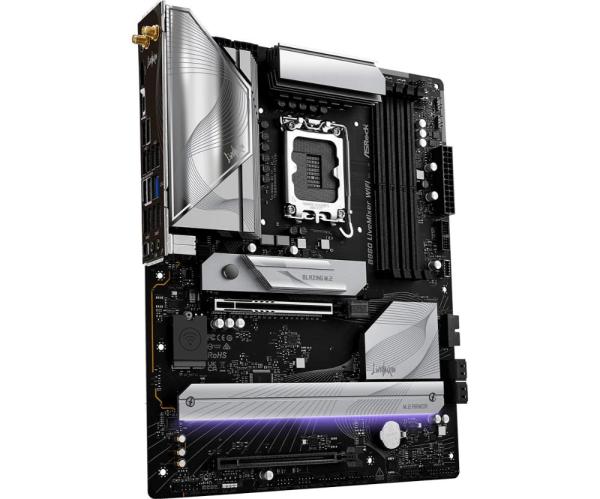 ASRock MB Sc LGA1851 B860 LiveMixer WiFi,  Intel B860,  4xDDR5,  1xThunderbolt,  1xHDMI,  WiFi,  ATX2