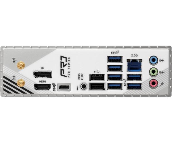 ASRock MB Sc LGA1851 B860 Pro RS WiFi,  Intel B860,  4xDDR5,  1xDP,  1xHDMI,  WiFi,  ATX4