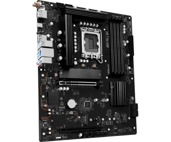 ASRock MB Sc LGA1851 B860 Pro-A WiFi,  Intel B860,  4xDDR5,  1xDP,  1xHDMI,  WiFi,  ATX2