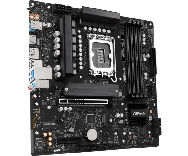 ASRock MB Sc LGA1851 B860M Pro-A, Intel B860, 4xDDR5, 1xDP, 1xHDMI, mATX1