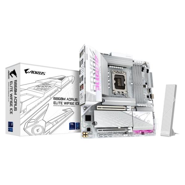 GIGABYTE B860 AORUS ELITE WIFI6E ICE/ LGA 1851/ mATX