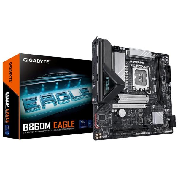 GIGABYTE MB Sc LGA1851 B860M EAGLE,  Intel B860,  2xDDR5,  1xDP,  1xHDMI,  mATX