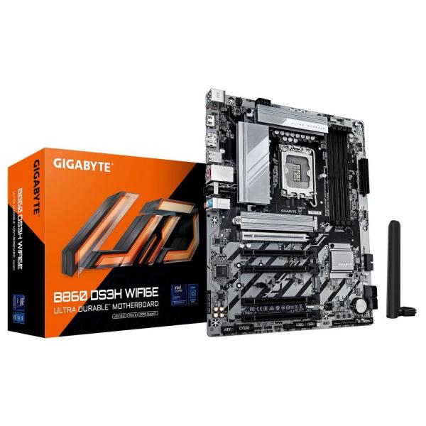 GIGABYTE B860 DS3H WIFI6E/ LGA 1851/ ATX