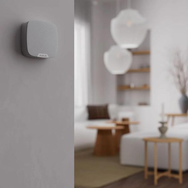 Ajax SpeakerPhone (8EU) ASP white (Voice module) bezdrátový hlasový modul3