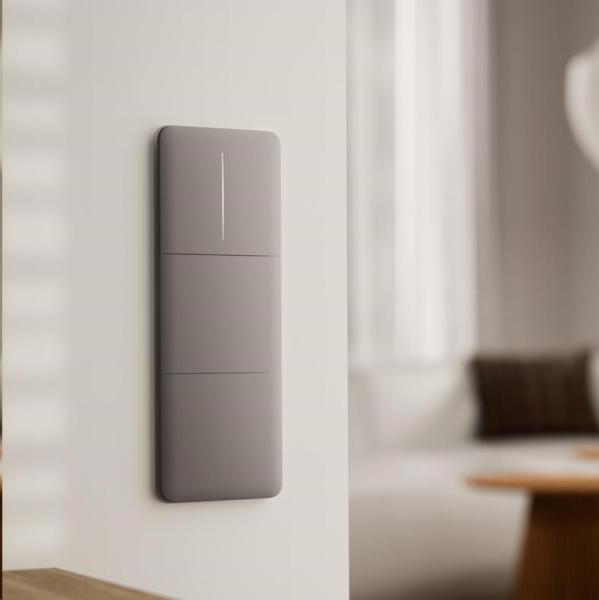 Ajax SideButton (1-gang) vertical - Boční tlačítko, vertikální instalace, bílá2