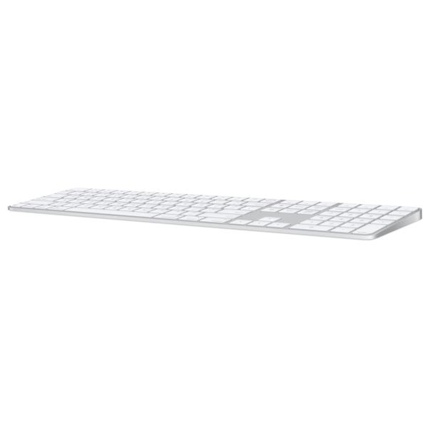 Apple Magic Keyboard (2024) w Touch ID and Numeric Keypad - Czech - White Keys1