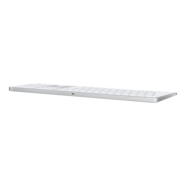 Apple Magic Keyboard (2024) w Touch ID and Numeric Keypad - Czech - White Keys3
