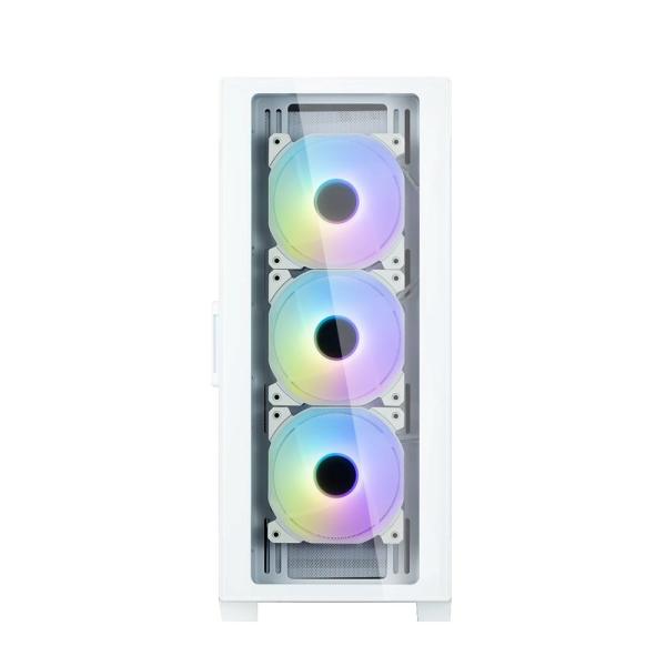 ZALMAN case I3 NEO TG,  Mid Tower,  ATX,  2xUSB 3.0,  1xUSB 2.0,  4x 120mm RGB Fan,  bílá1