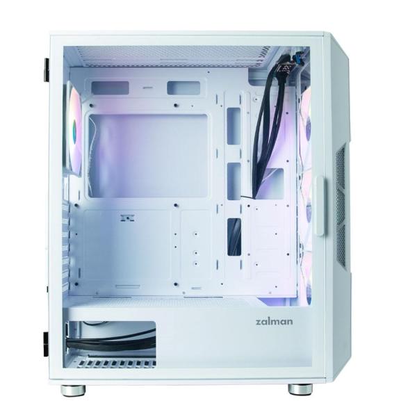 ZALMAN case I3 NEO, Mid Tower, ATX, 2xUSB 3.0, 1xUSB 2.0, 4x 120mm RGB Fan, bílá3