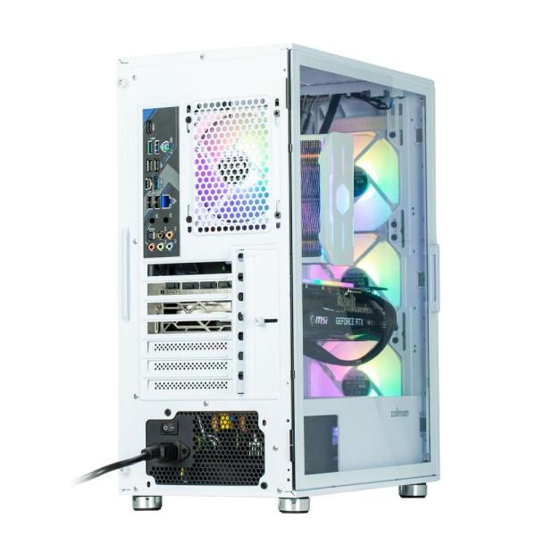 ZALMAN case I3 NEO, Mid Tower, ATX, 2xUSB 3.0, 1xUSB 2.0, 4x 120mm RGB Fan, bílá4
