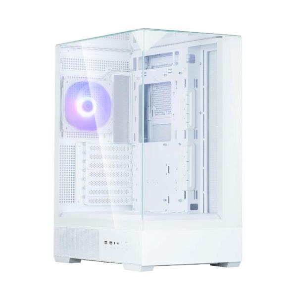 ZALMAN case P40 Prism, Mid Tower, ATX, 2xUSB 3.0, 1xUSB-C, 1x 120mm ARGB Fan, bílá1