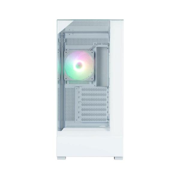 ZALMAN case P40 Prism, Mid Tower, ATX, 2xUSB 3.0, 1xUSB-C, 1x 120mm ARGB Fan, bílá2