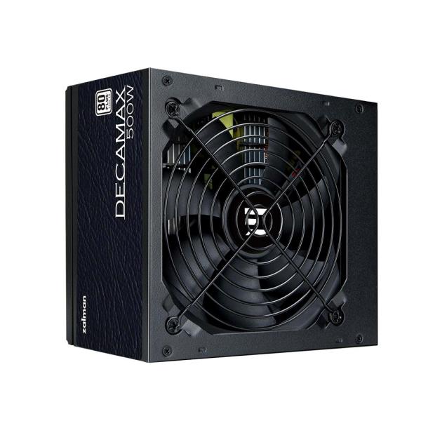 ZALMAN zdroj Decamax,  500W,  120mm,  80Plus,  černá