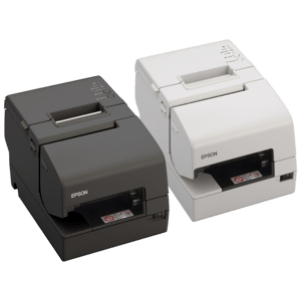 Epson TM-H6000V,  MICR,  cutter,  USB,  USB Host,  RS232,  Ethernet,  OPOS,  ePOS,  white