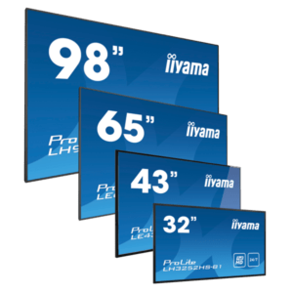 65" iiyama LH6560UHS-B2AG:VA, 4K UHD, Android, 24/ 7