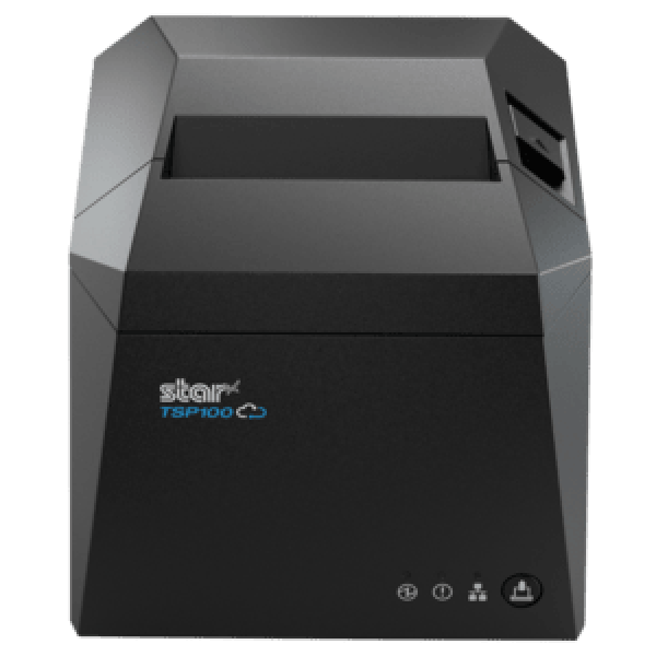 Star TSP143IV-UE SK, Linerless, CloudPRNT, 8 dots mm (203 dpi), cutter, linerless, LTS, USB, Ethernet, kit, grey