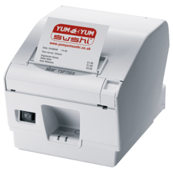 Star TSP743II, HI X, 8 dots mm (203 dpi), cutter, USB, grey