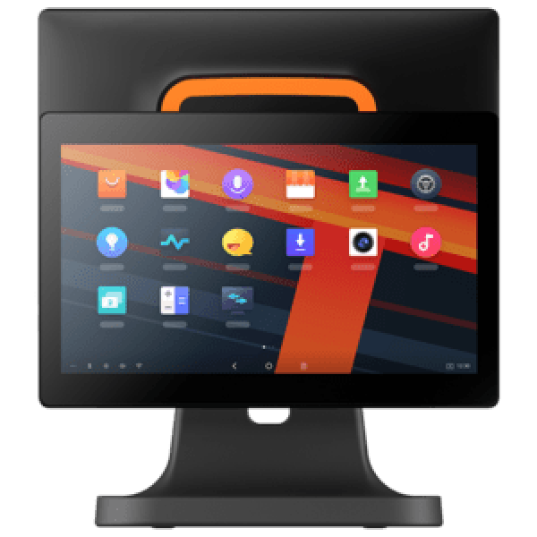 SUNMI T2s LITE, 39.6 cm (15, 6""), Full HD, USB, RS232, BT, Ethernet, Wi-Fi, Android, black, orange