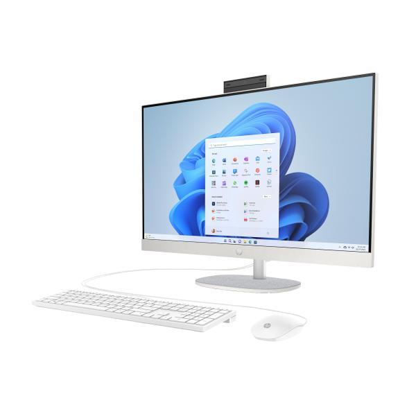 HP 27-cr0013nc AiO, INTEL i5-1334U, 27.0 1920x1080/IPS, UMA, 16GB, SSD 1TB, W11H, 2-2-0, White, WiFi+BT12