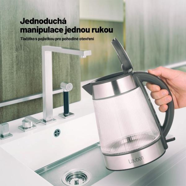 Lauben Glass Electric Kettle 17GG - Poškozený obal (Komplet)2