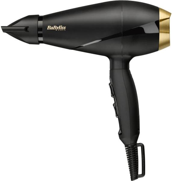 Babyliss 6704E fén na vlasy, 2000 W, studený vzduch, 2 rychlosti, 3 teploty, černá