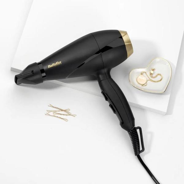 Babyliss 6704E fén na vlasy, 2000 W, studený vzduch, 2 rychlosti, 3 teploty, černá2